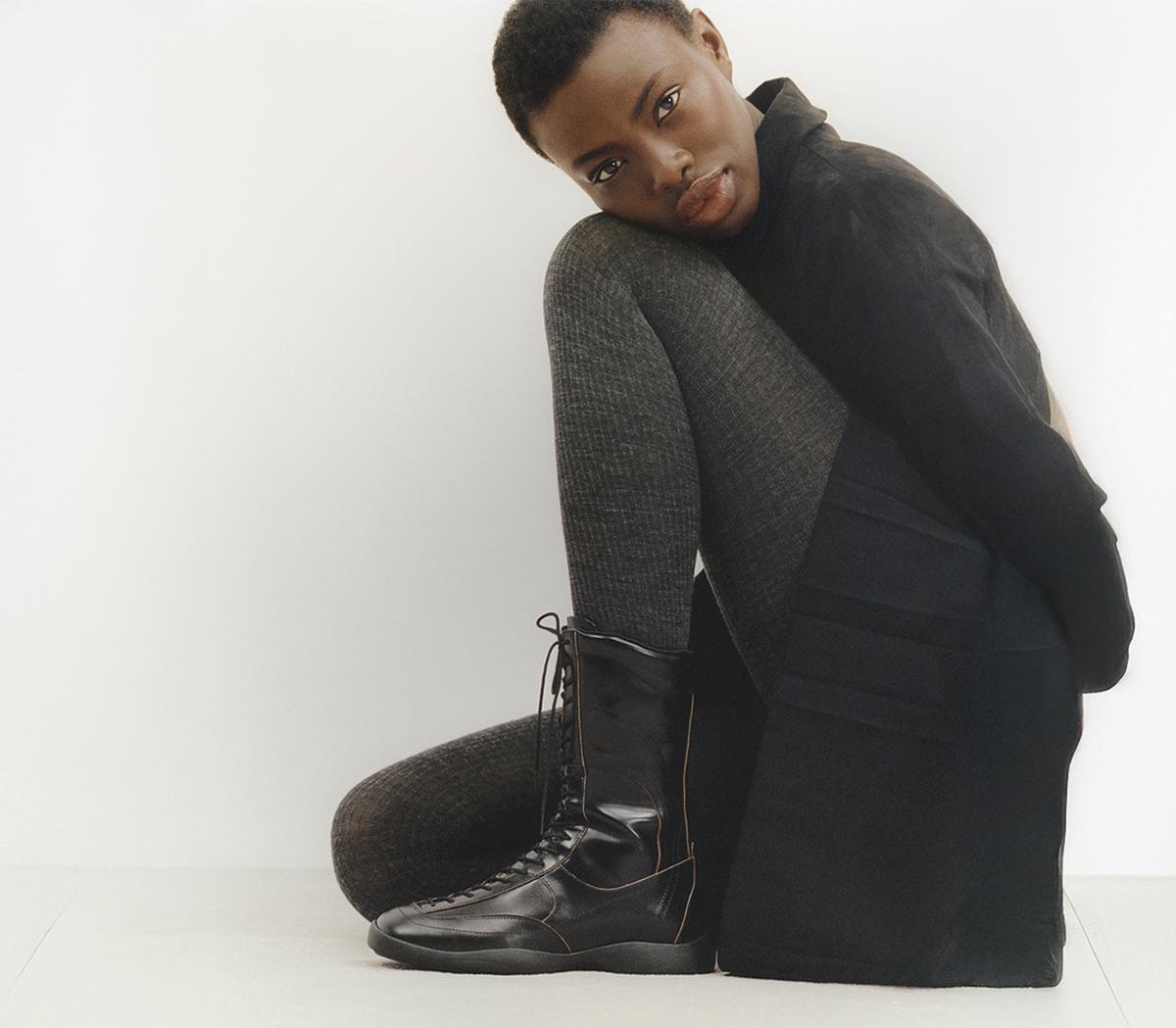 Vagabond ShoemakersSky Lace Up BootsBlack Leather