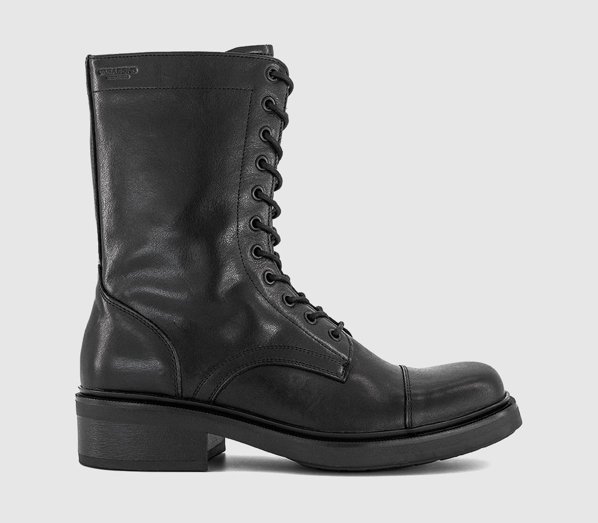 Vagabond ShoemakersKarlie Lace Up BootsBlack Leather