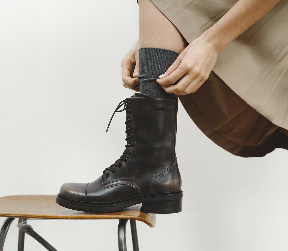 Vagabond ShoemakersKarlie Lace Up BootsBrown Leather