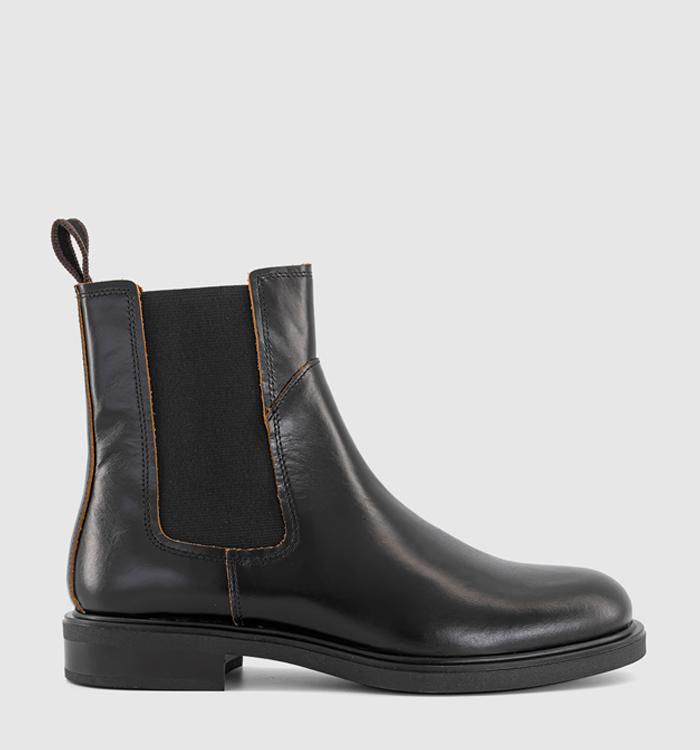 Vagabond Shoemakers Freya Chelsea Boots Black Leather