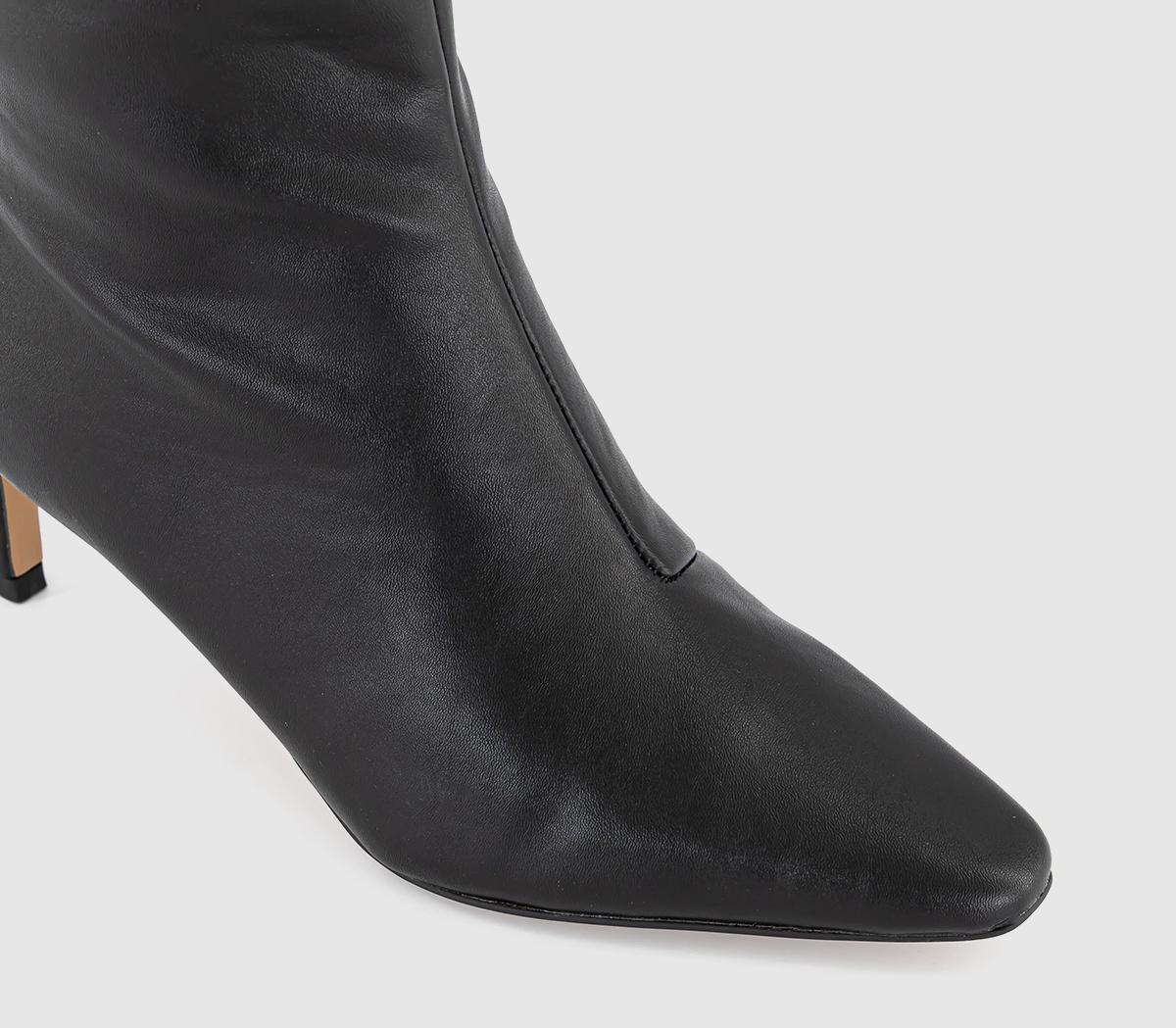 OFFICEKarina Kitten Heel Knee High BootsBlack