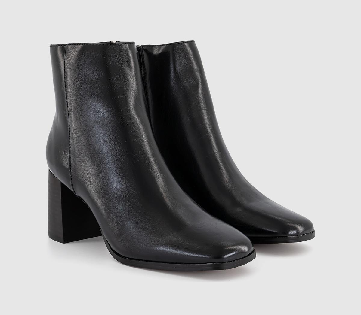OFFICEAva Block Heel Ankle BootsBlack
