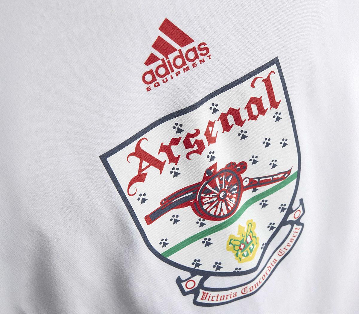 adidas Arsenal FC T-shirt 92-94 White - Men's Clothing