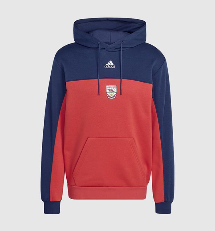 adidas Arsenal  FC Hoodie 92-94 Team Collegiate Red Collegiate Navy