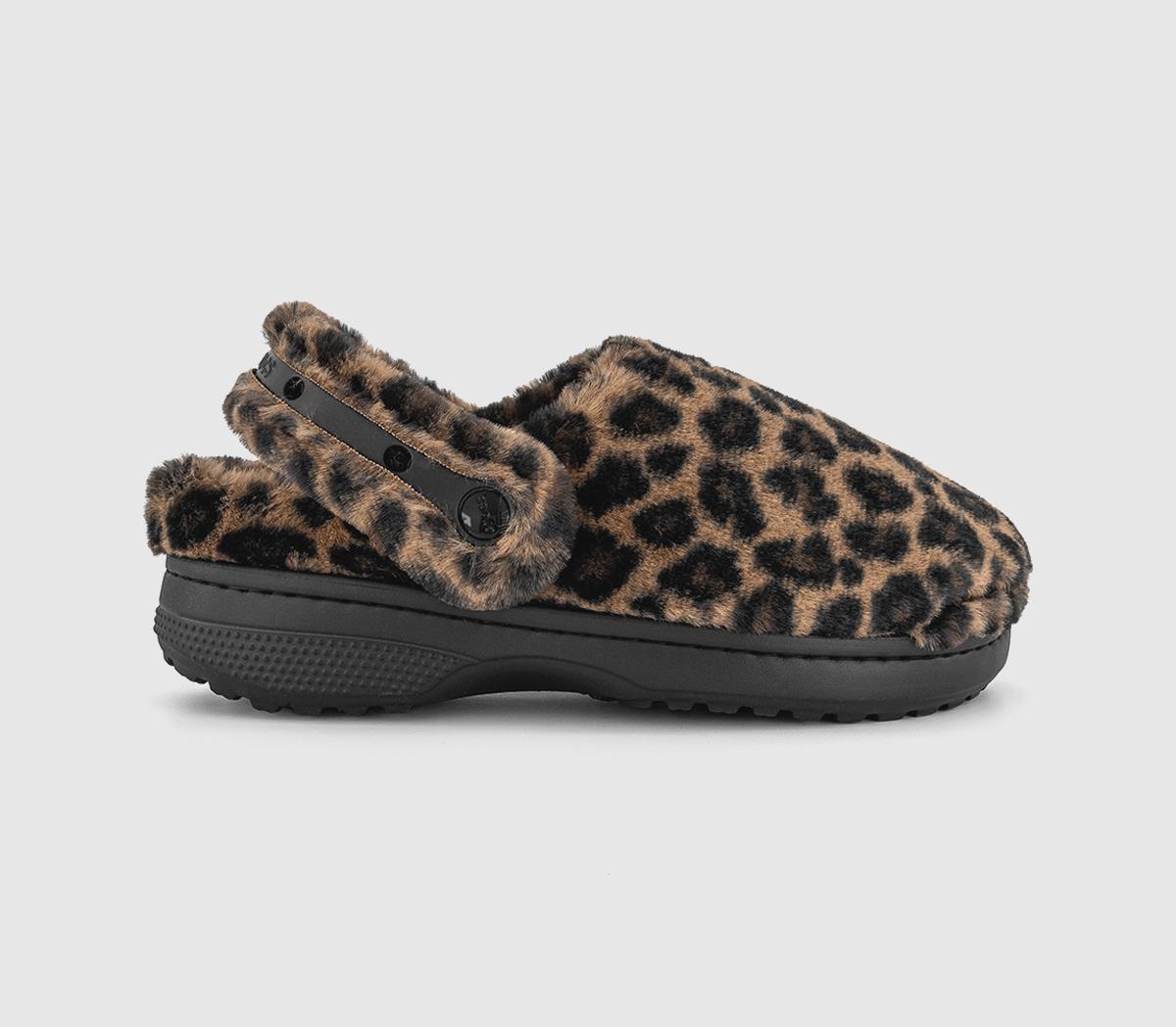 Crocs Classic Unfurgetable Clogs Leopard  in Women's Size 6, Office Shoes