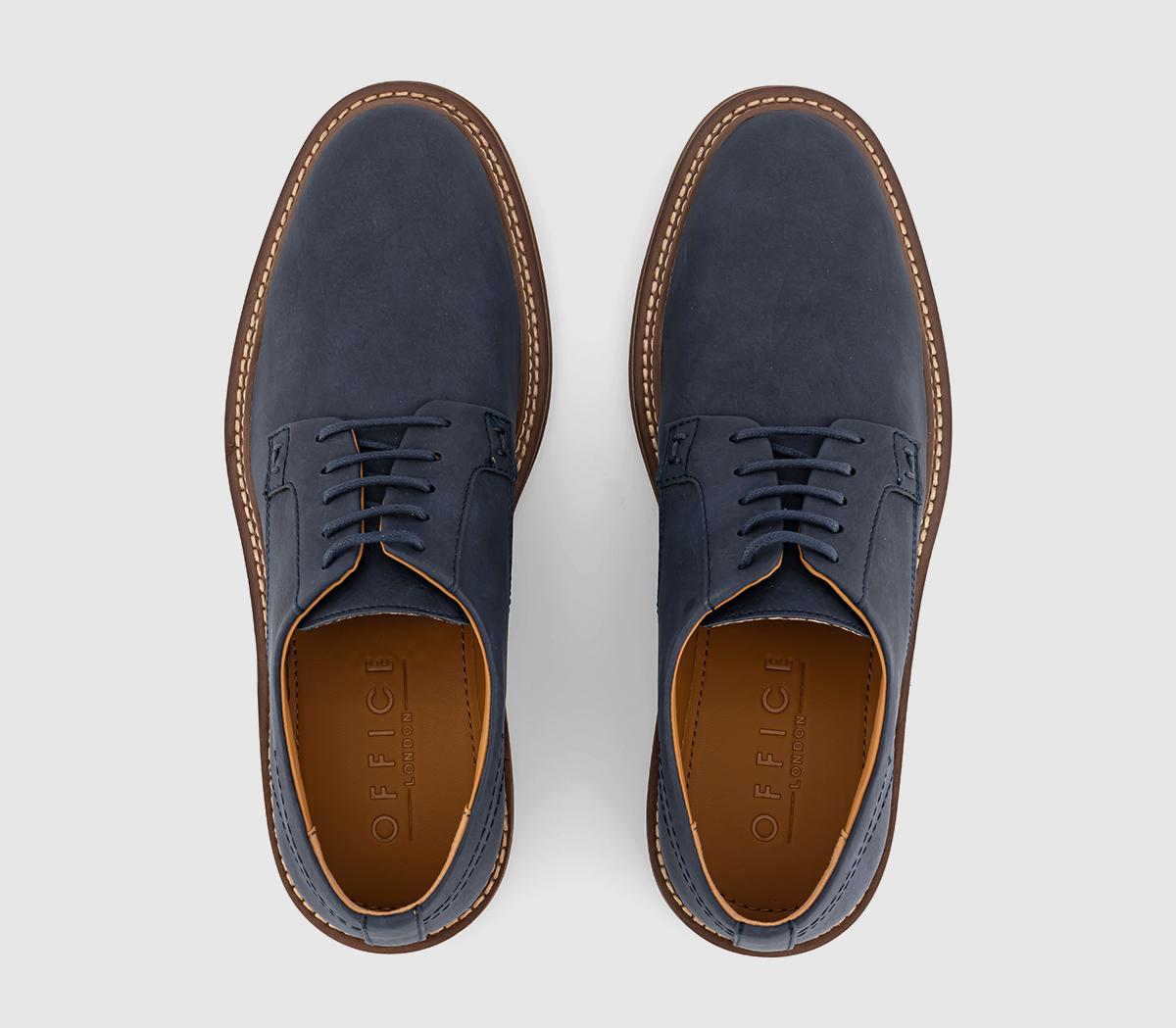 OFFICECrawford Casual Derby Shoes OFFICECrawford Casual Derby ShoesNavy