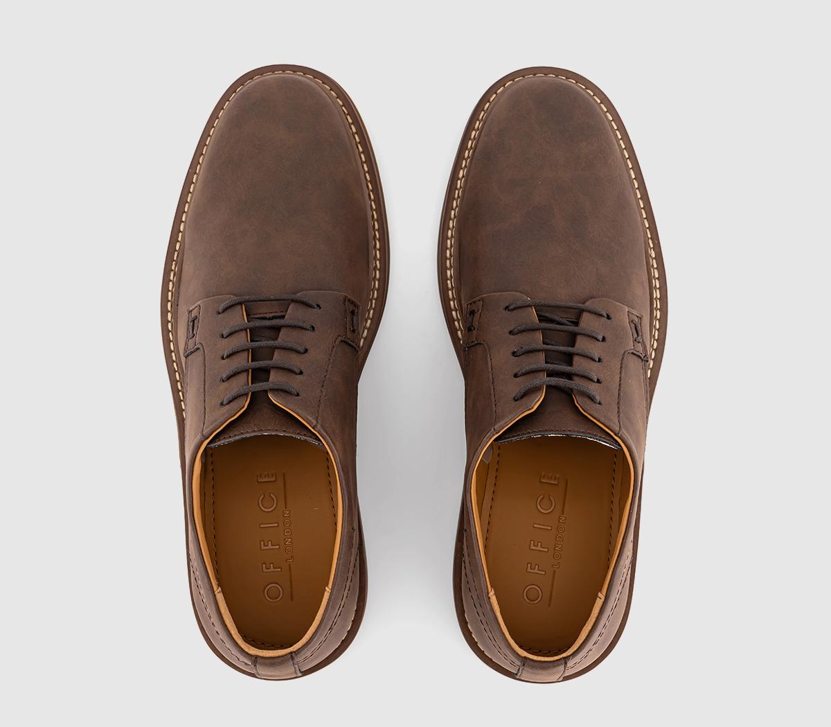 OFFICECrawford Casual Derby Shoes OFFICECrawford Casual Derby ShoesBrown