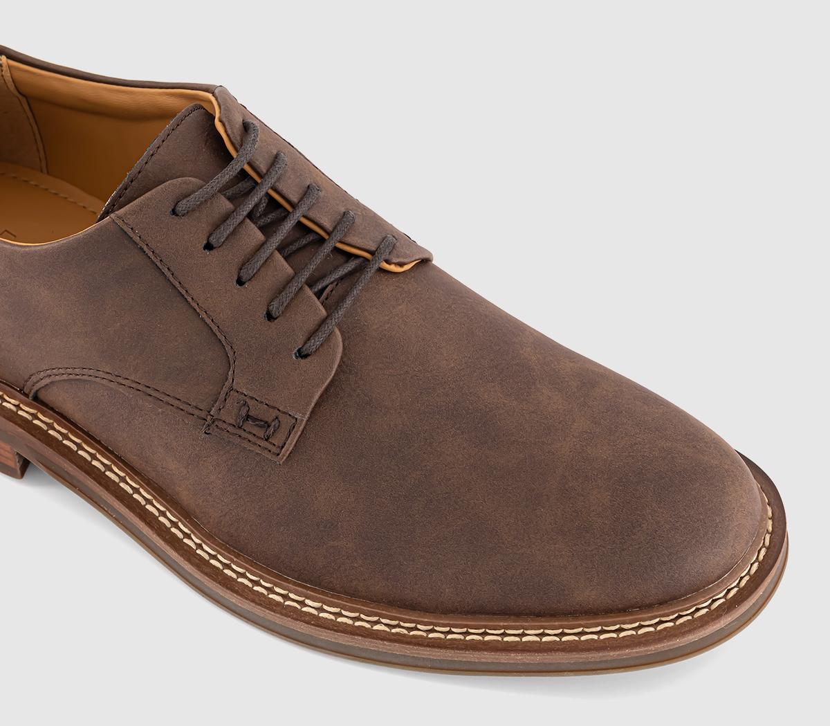 OFFICECrawford Casual Derby Shoes OFFICECrawford Casual Derby ShoesBrown