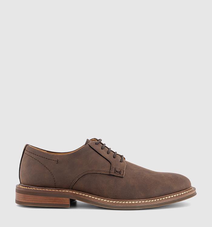 OFFICE Crawford Casual Derby Shoes Brown