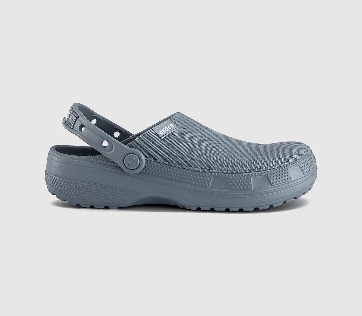 Crocs Classic Crafted Clogs Concrete  Grey in Men's Size 7, Office Shoes