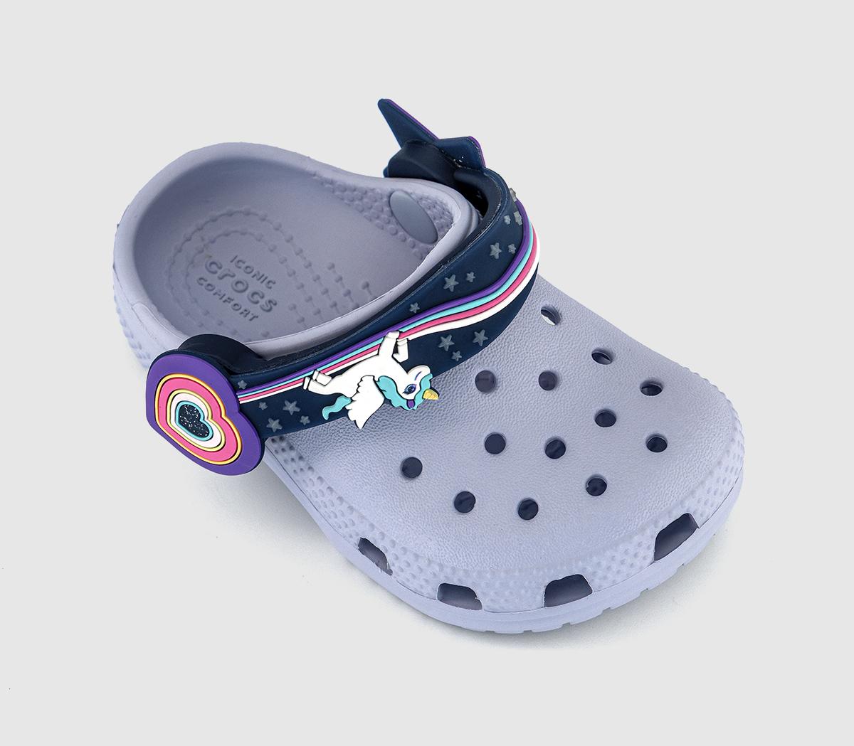 CrocsClassic Band Toddler Clogs Frosted Grape