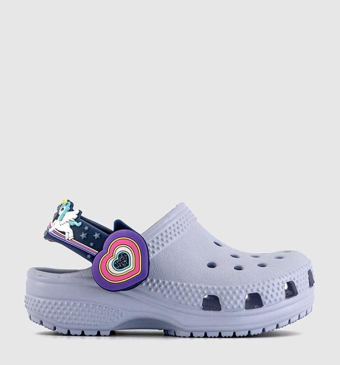 Crocs Classic Band Toddler Clogs Frosted Grape