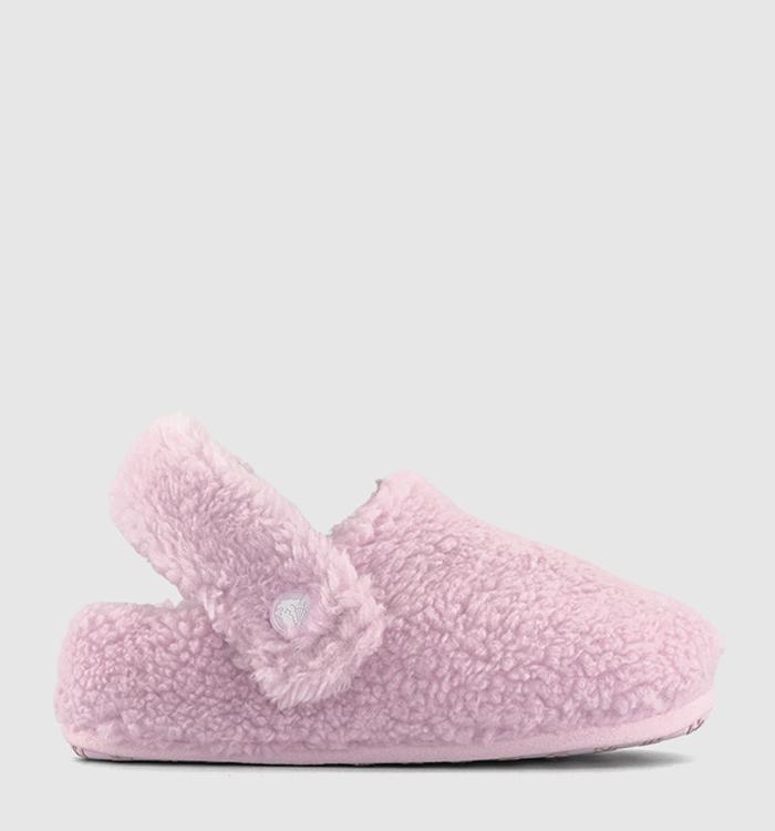 Crocs Classic Cozzzy Slippers Kids Pink Milk