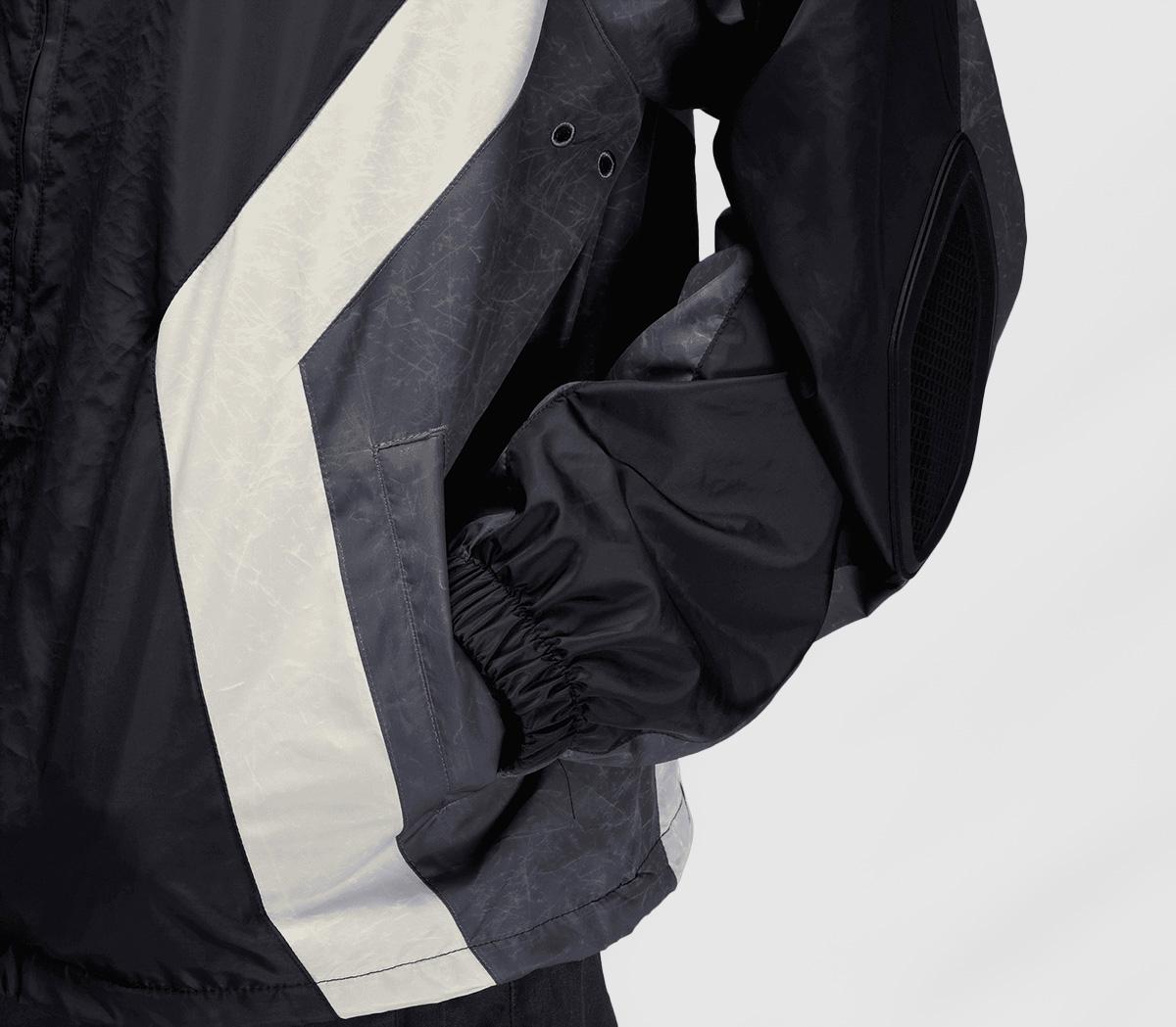 Jordan Nigel Sylvester Bike Draft Jacket Black Iron Grey Light