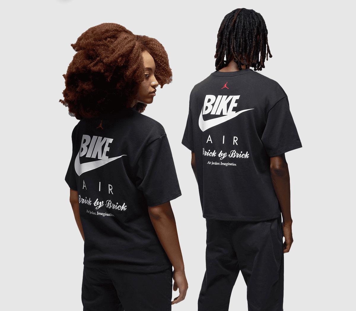 Jordan Nigel Sylvester Bike Tee Black - Women's Clothing