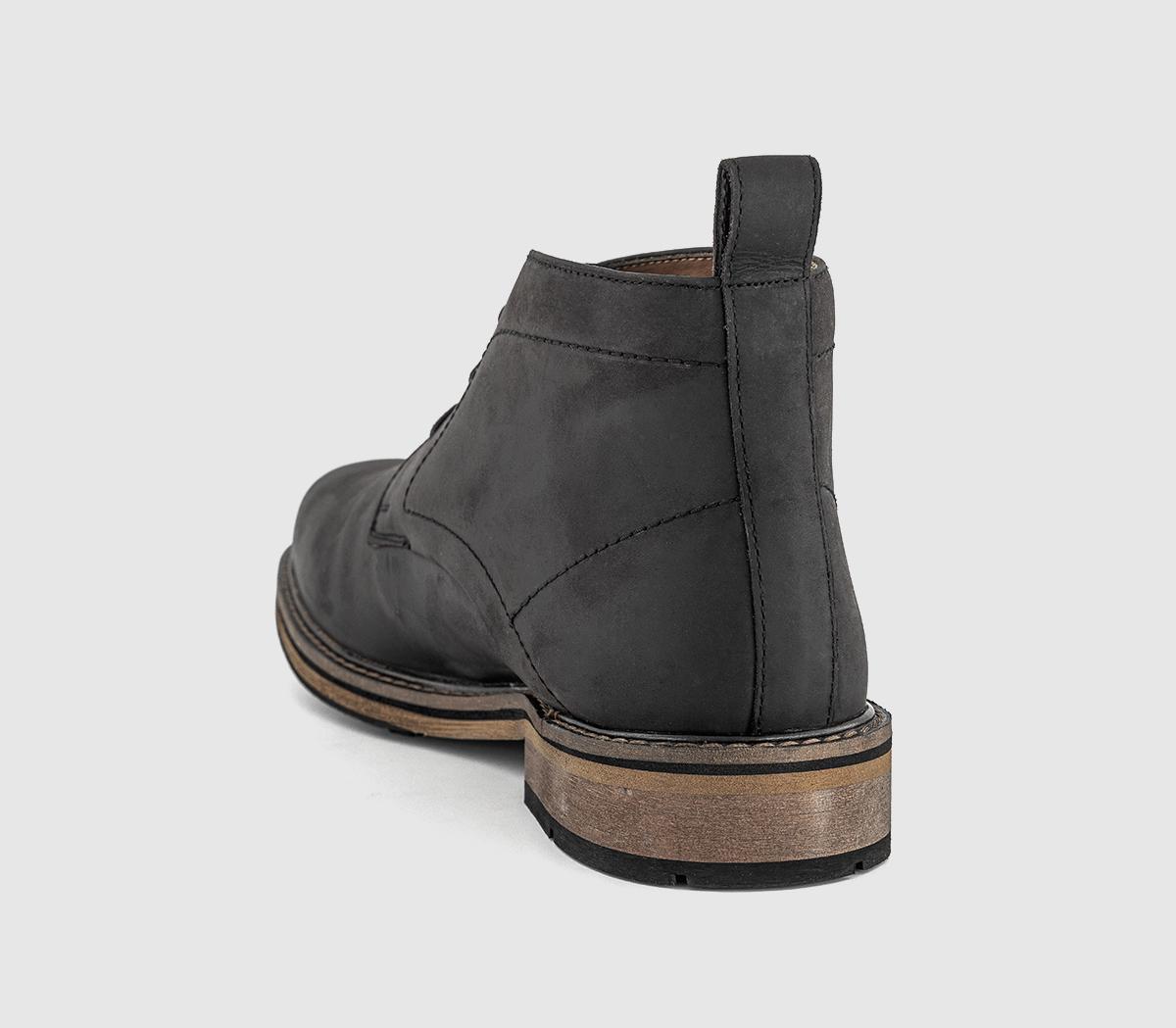 OFFICEBernie Casual Chukka BootsBlack Nubuck