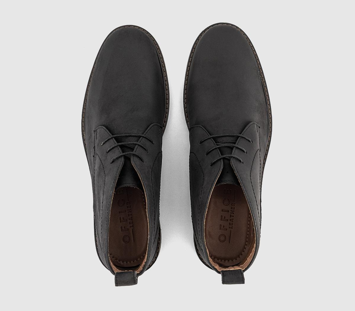 OFFICEBernie Casual Chukka BootsBlack Nubuck