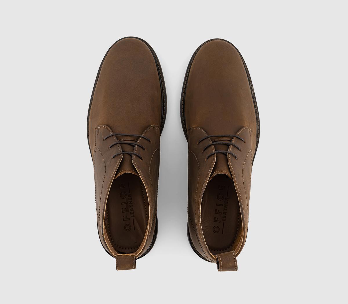 OFFICEBernie Casual Chukka BootsBrown Nubuck