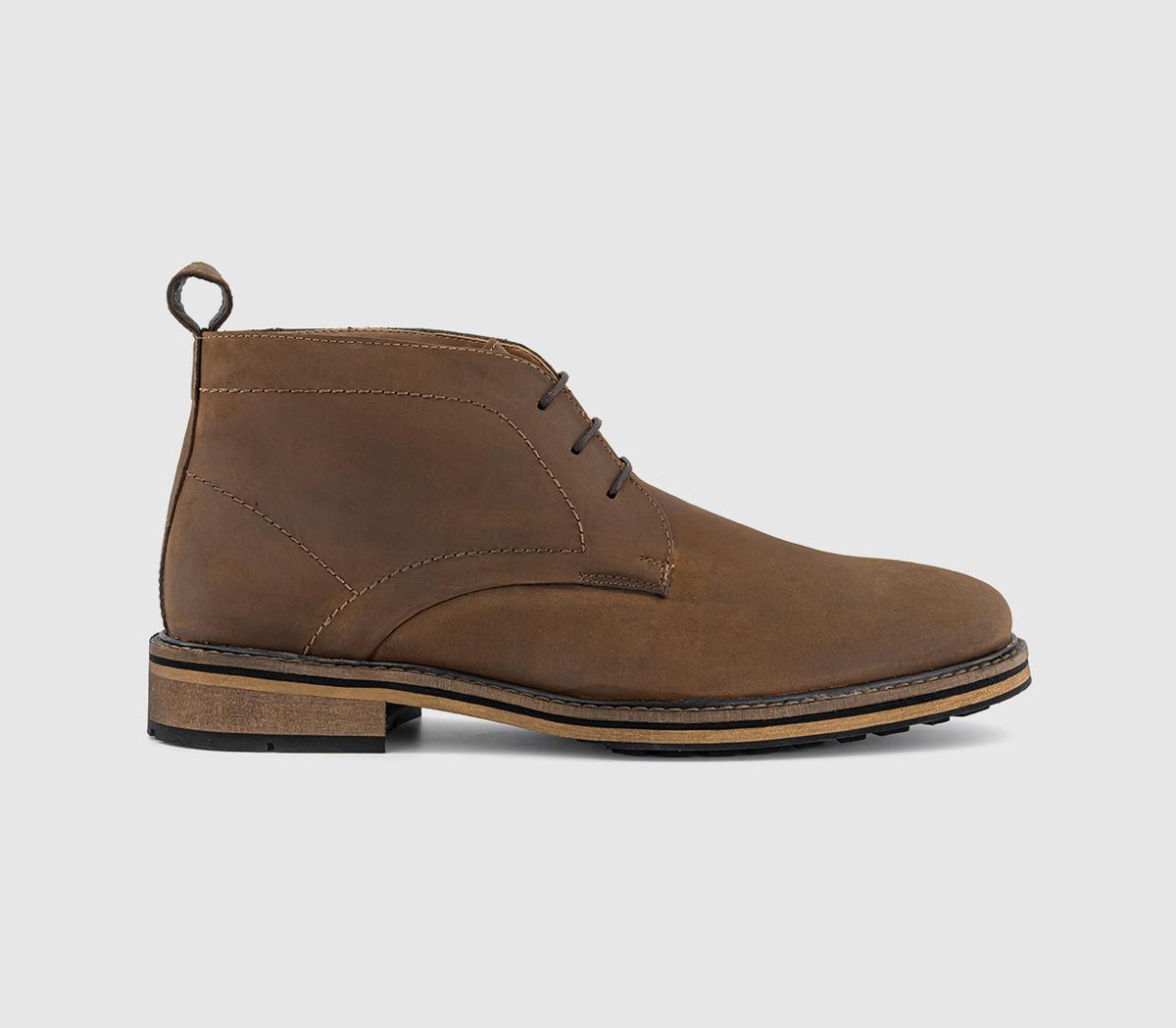 OFFICEBernie Casual Chukka BootsBrown Nubuck