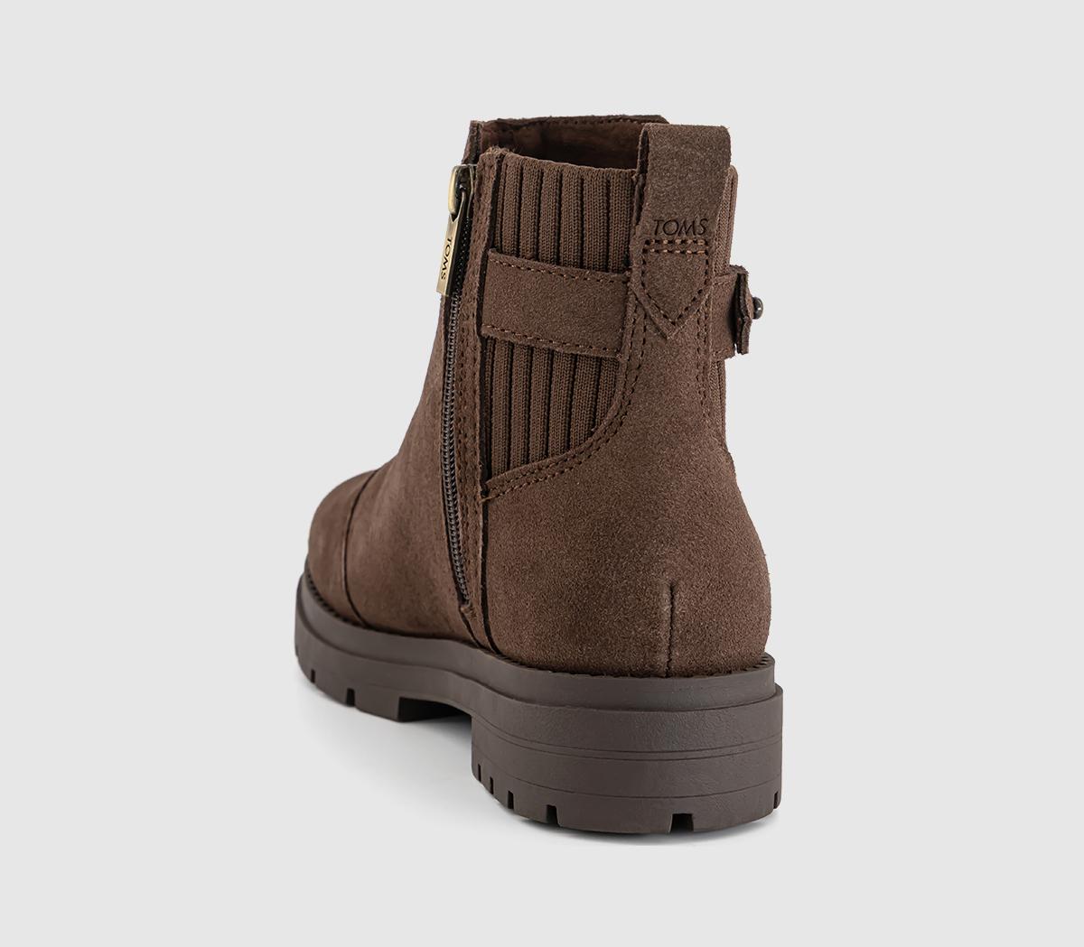 TOMSAstrid Ankle BootsOak Brown Suede