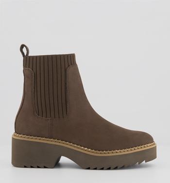 TOMS Millie Ankle Boots Oak Brown