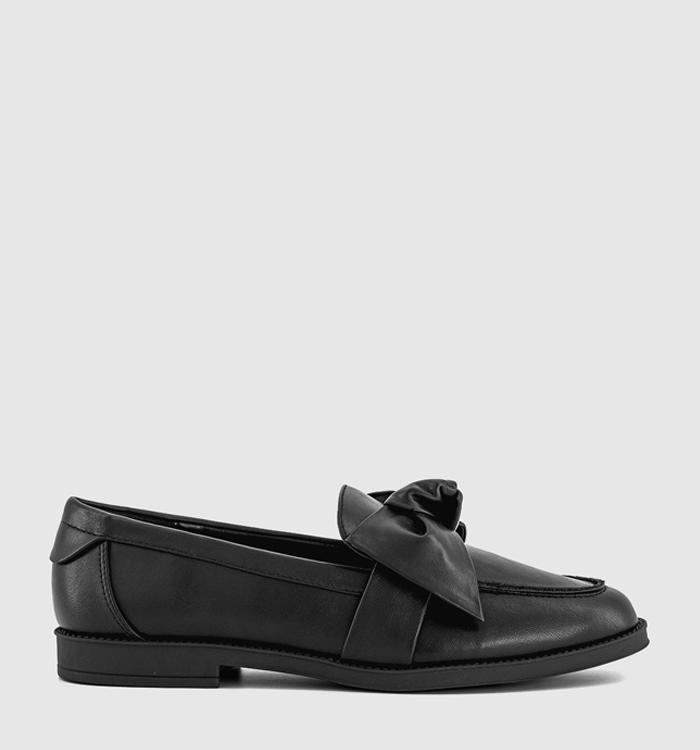 OFFICE Favourite Bow Loafers Black