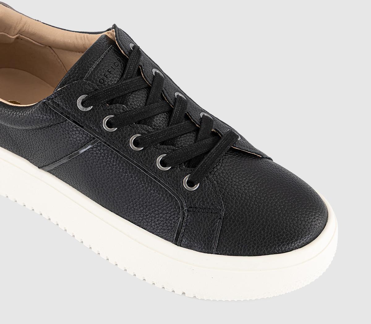 OFFICETuscany Lace Up Platform Trainers OFFICETuscany Lace Up Platform TrainersBlack