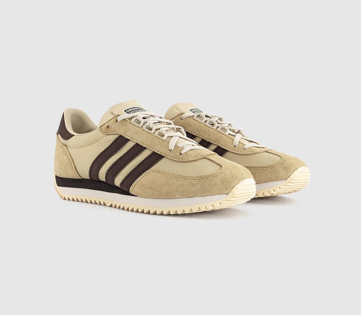 adidasLG Achille SPZL TrainersStone Khaki Wonder Beige Wonder White