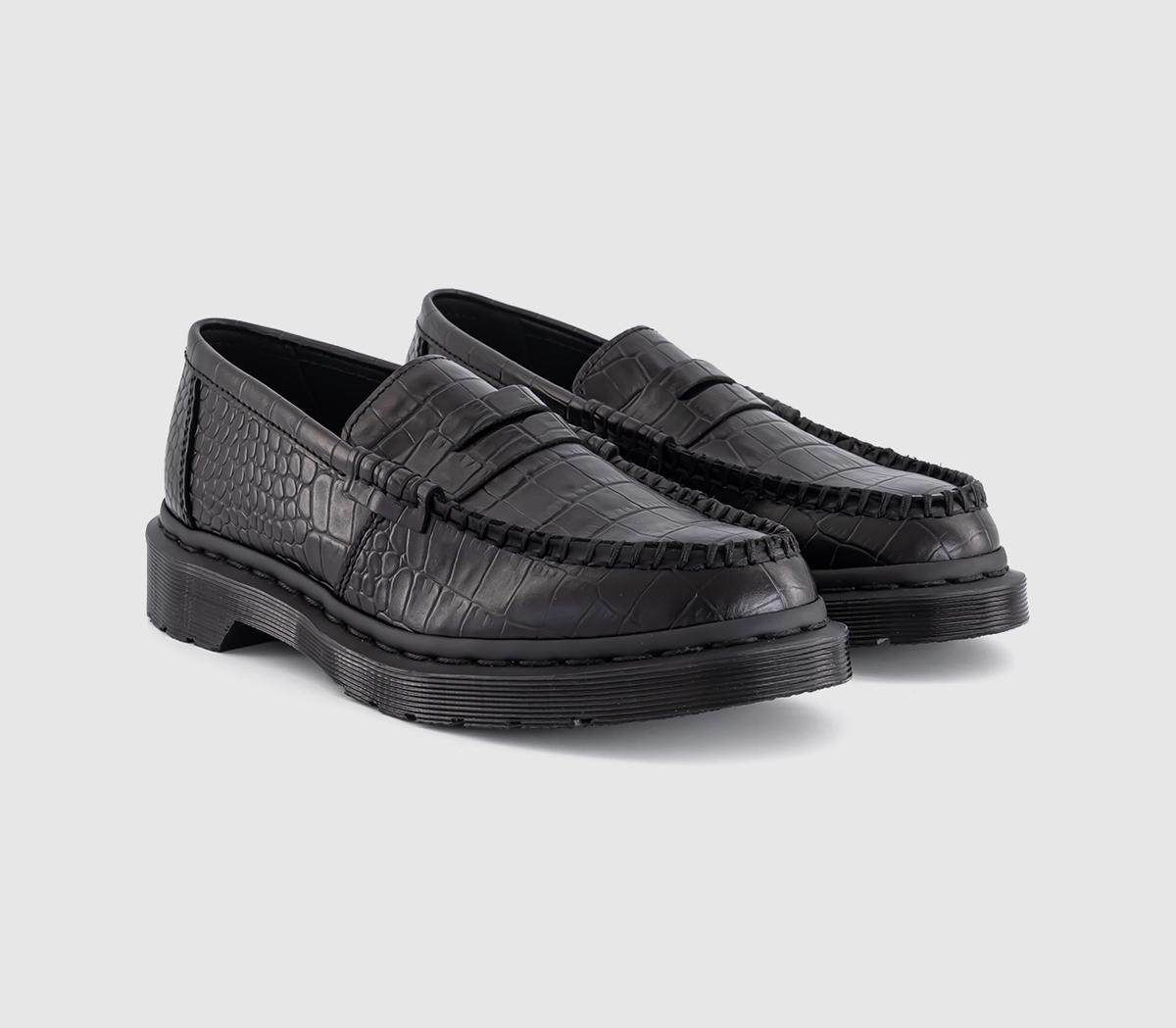 Dr. MartensPenton LoafersBlack Atlas Crocs