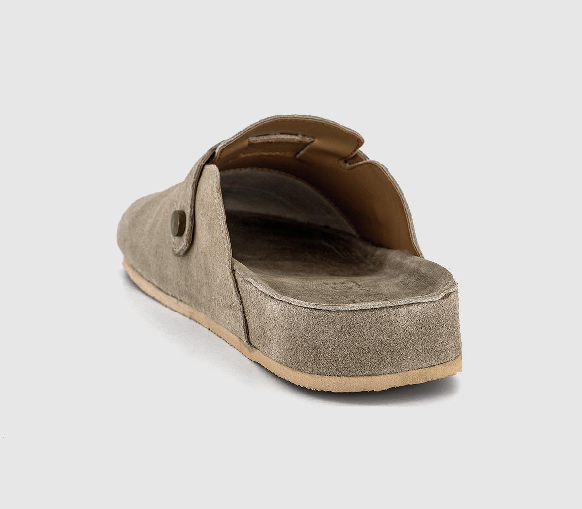 OFFICEComet Suede MulesTaupe Suede