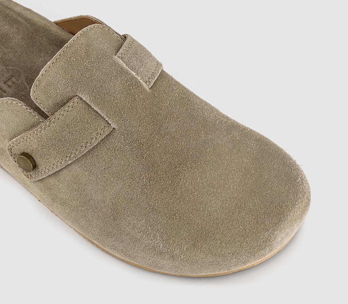 OFFICEComet Suede MulesTaupe Suede