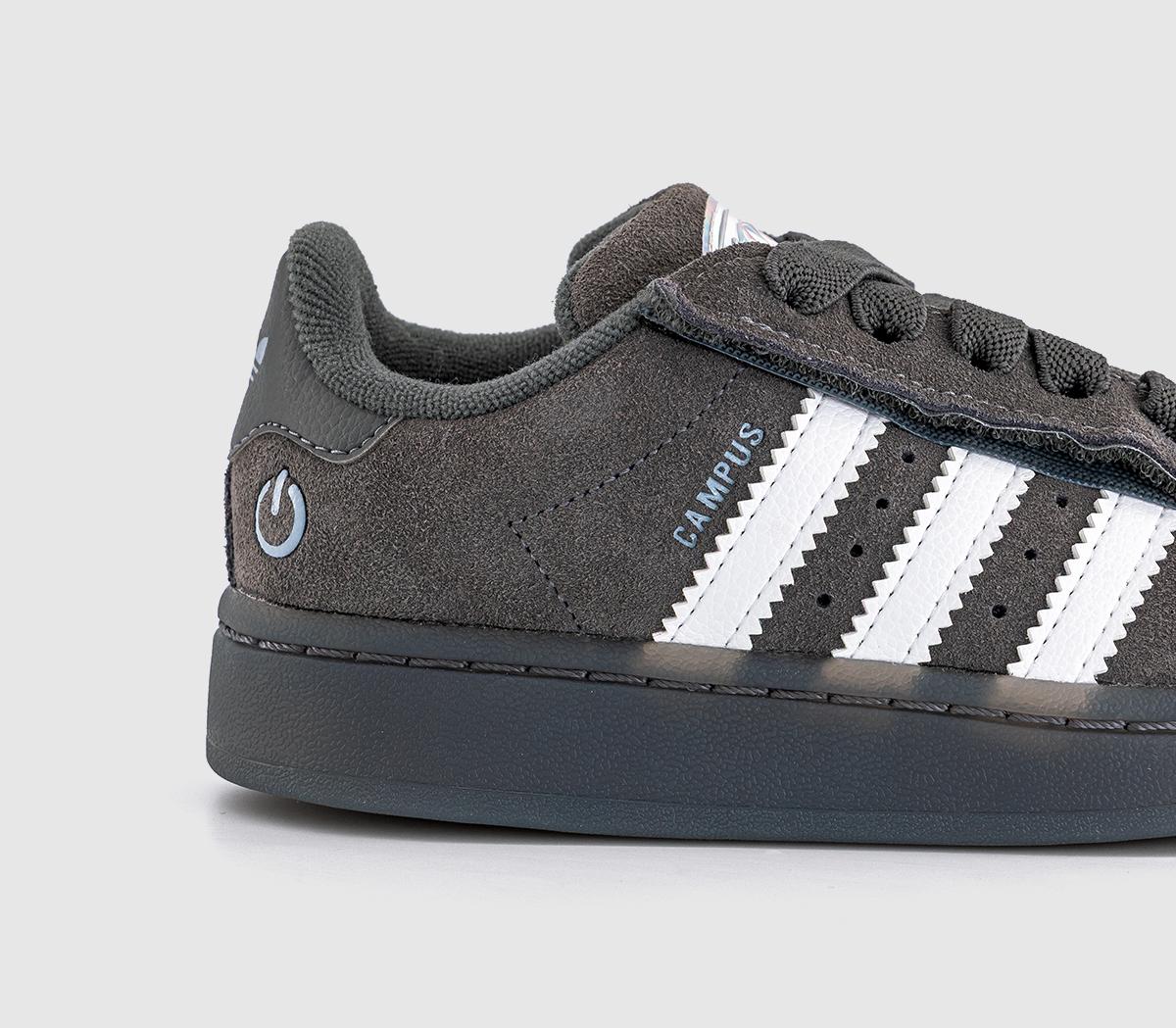 adidasCampus Led Light TrainersBlack Grey White