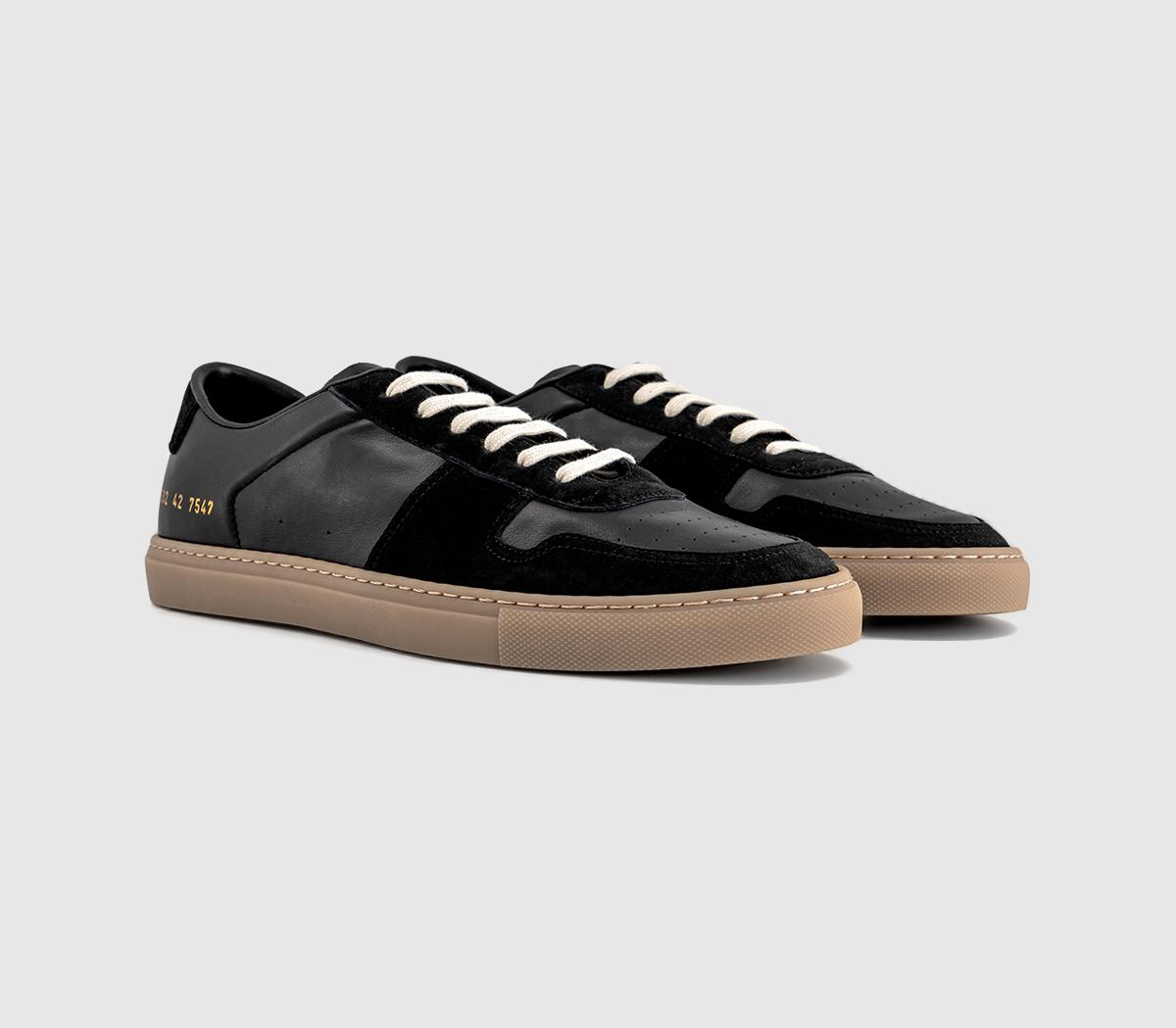 Common ProjectsBball Slim Gum Sole TrainersBlk Mono Gum
