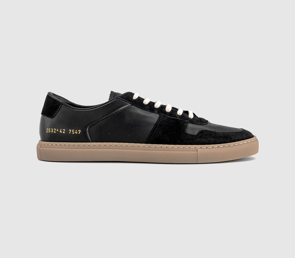 Common ProjectsBball Slim Gum Sole TrainersBlk Mono Gum