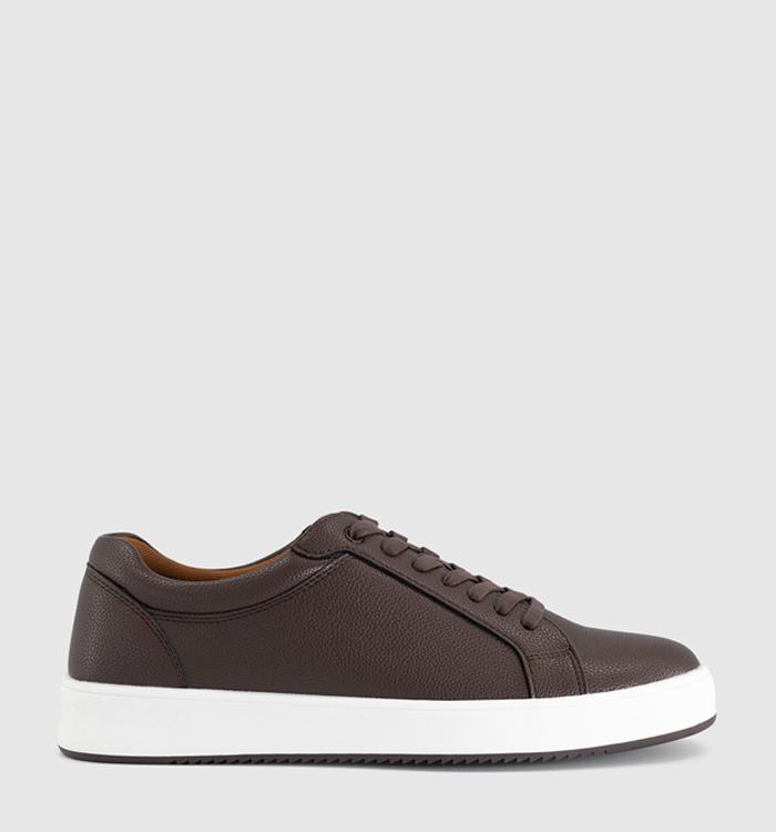 OFFICE Carter Wedge Trainers Brown