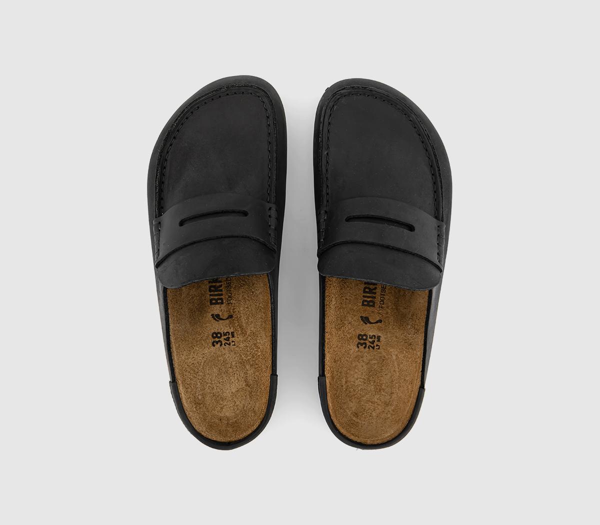 BIRKENSTOCKNaples Wrapped ClogsBlack Leather