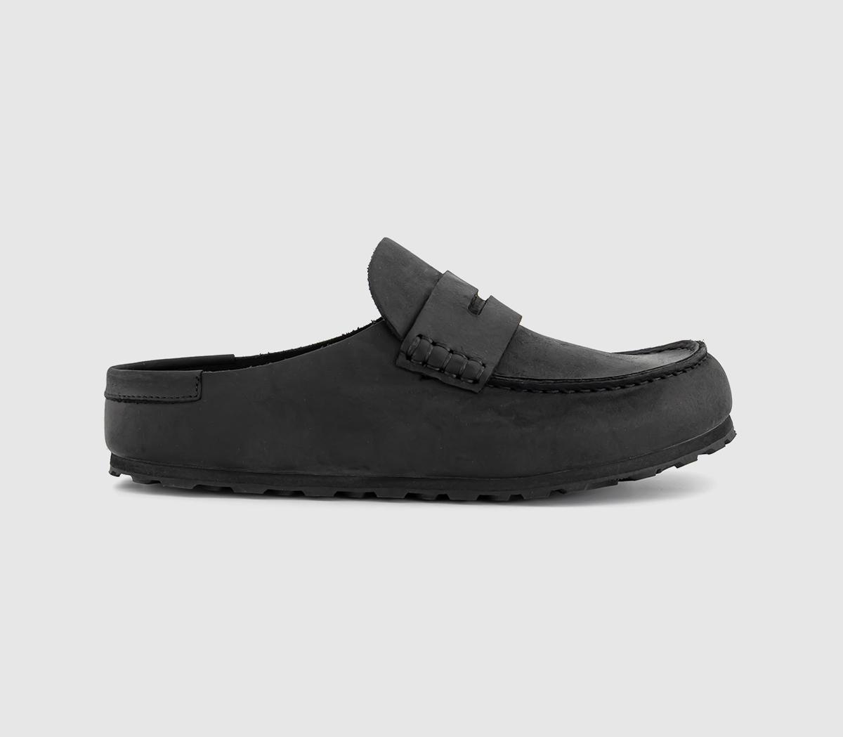 BIRKENSTOCKNaples Wrapped ClogsBlack Leather