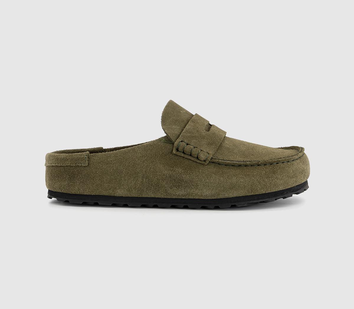 [美品] 42 BIRKENSTOCK NAPLES WRAPPED THYME BIRKENSTOCK Naples Wrapped Loafers Thyme - Flat Shoes for Women