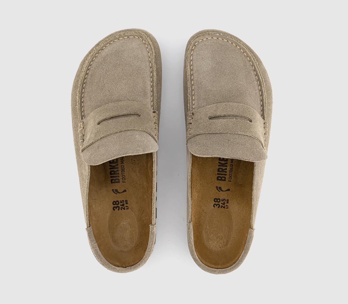 BIRKENSTOCKNaples Wrapped EXQUISITE ClogsSuede Taupe