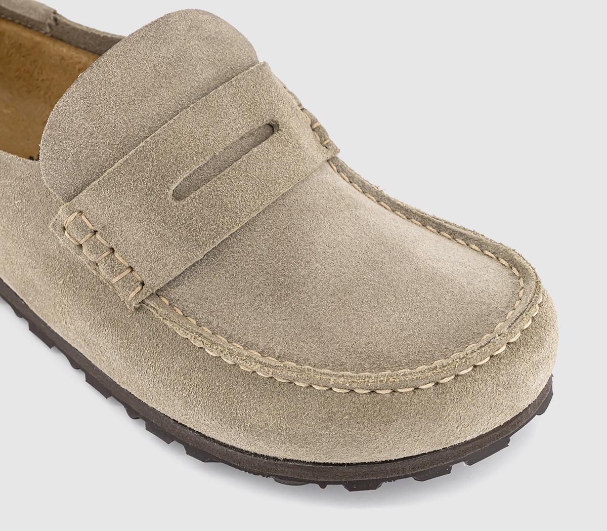 BIRKENSTOCKNaples Wrapped EXQUISITE ClogsSuede Taupe