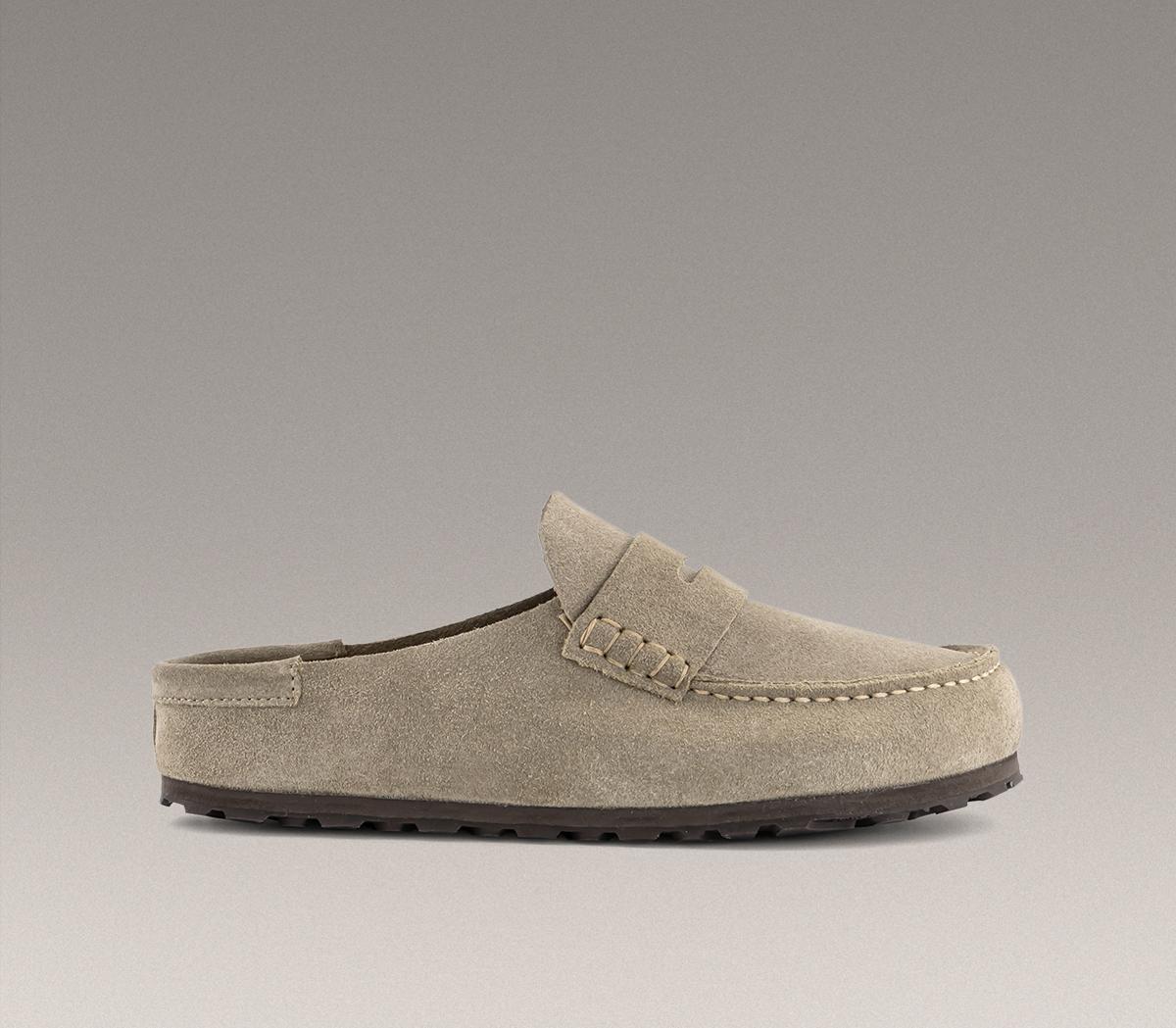 BIRKENSTOCKNaples Wrapped EXQUISITE Clogs BIRKENSTOCKNaples Wrapped EXQUISITE ClogsSuede Taupe
