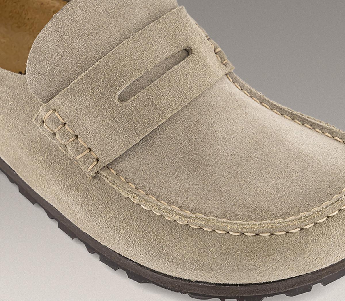 BIRKENSTOCKNaples Wrapped EXQUISITE Clogs BIRKENSTOCKNaples Wrapped EXQUISITE ClogsSuede Taupe