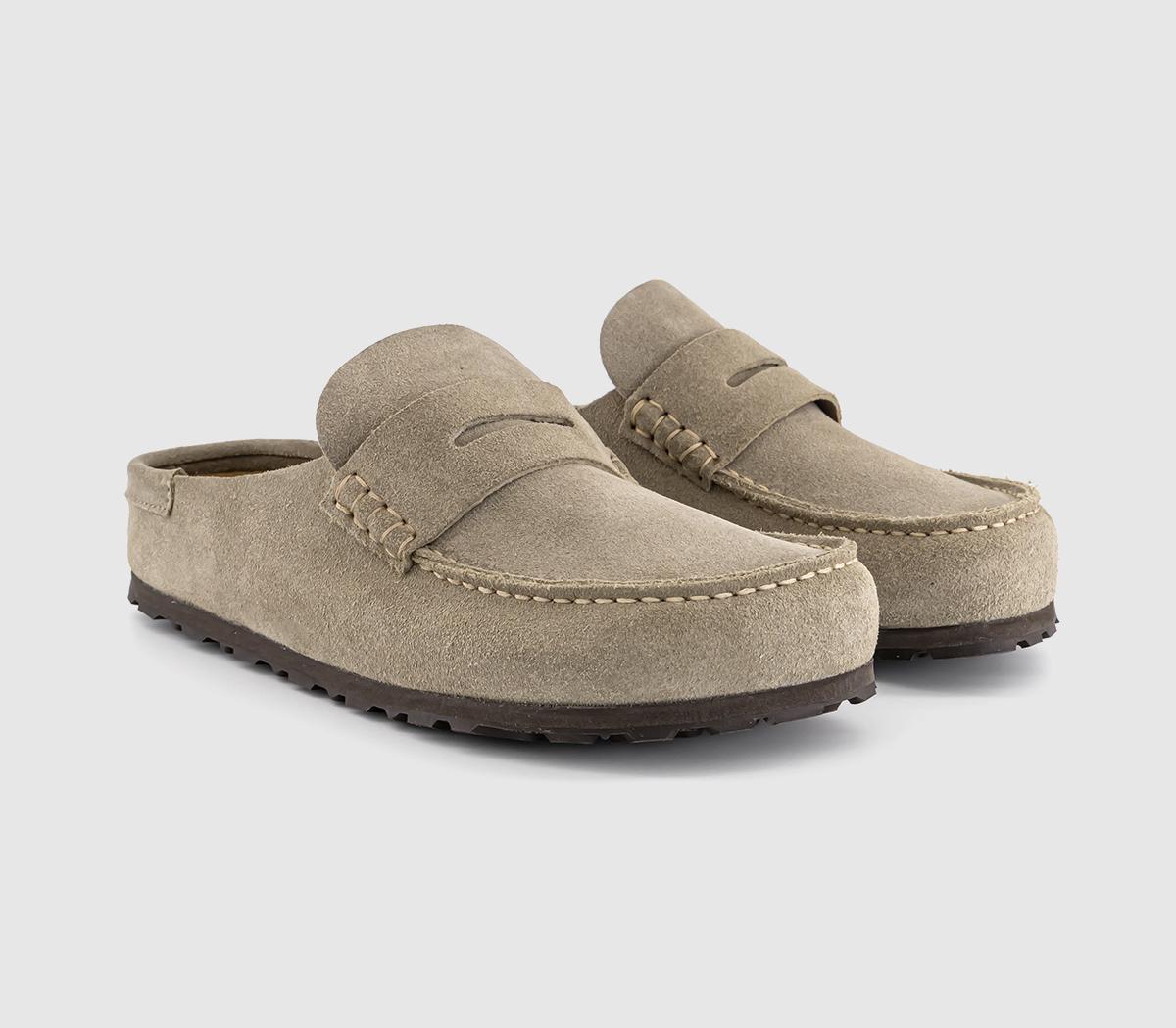 BIRKENSTOCKNaples Wrapped EXQUISITE ClogsSuede Taupe