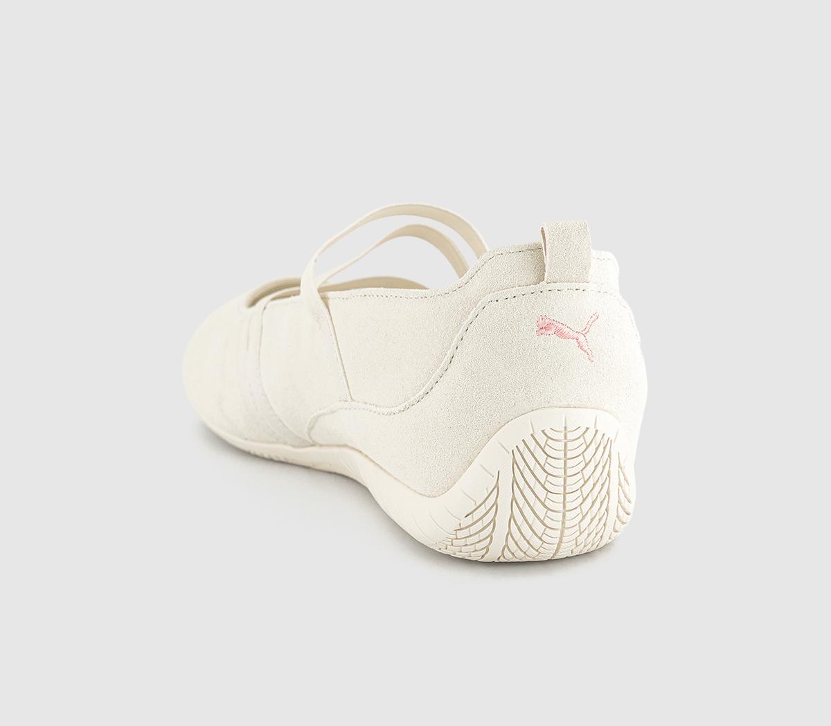 PUMA Speedcat SD X Rose Ballet Trainers Warm White Black Frosty