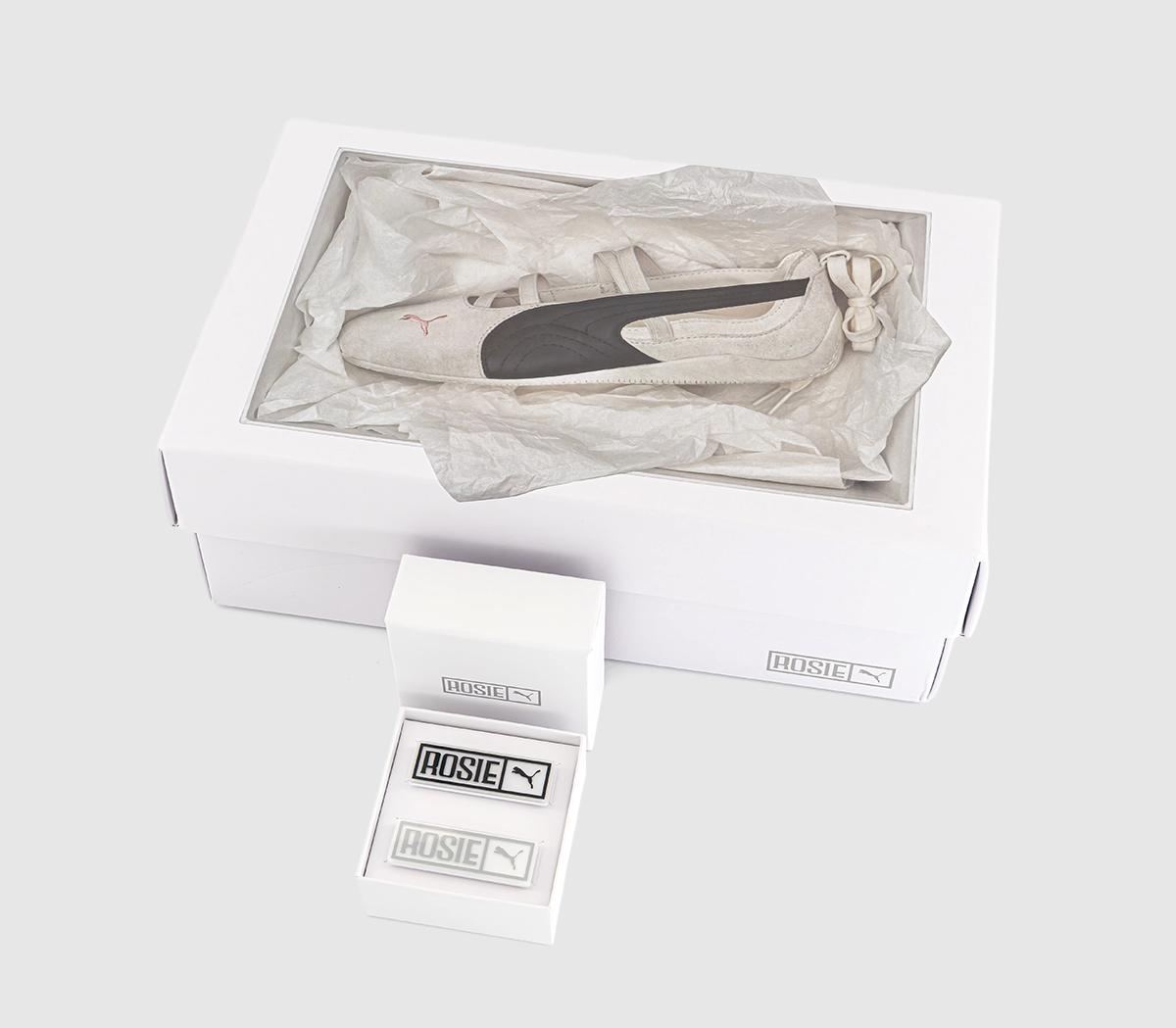 PUMASpeedcat SD X Rose Ballet TrainersWarm White Black Frosty Pink