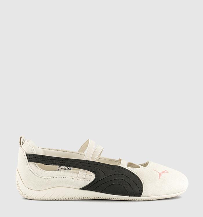 PUMA Speedcat SD X Rose Ballet Trainers Warm White Black Frosty Pink