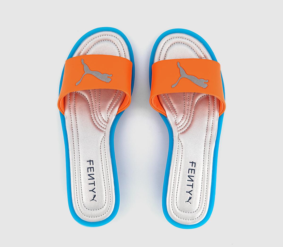 PUMAFenty Cat Cleat SandalsRickie Orange Racing Blue