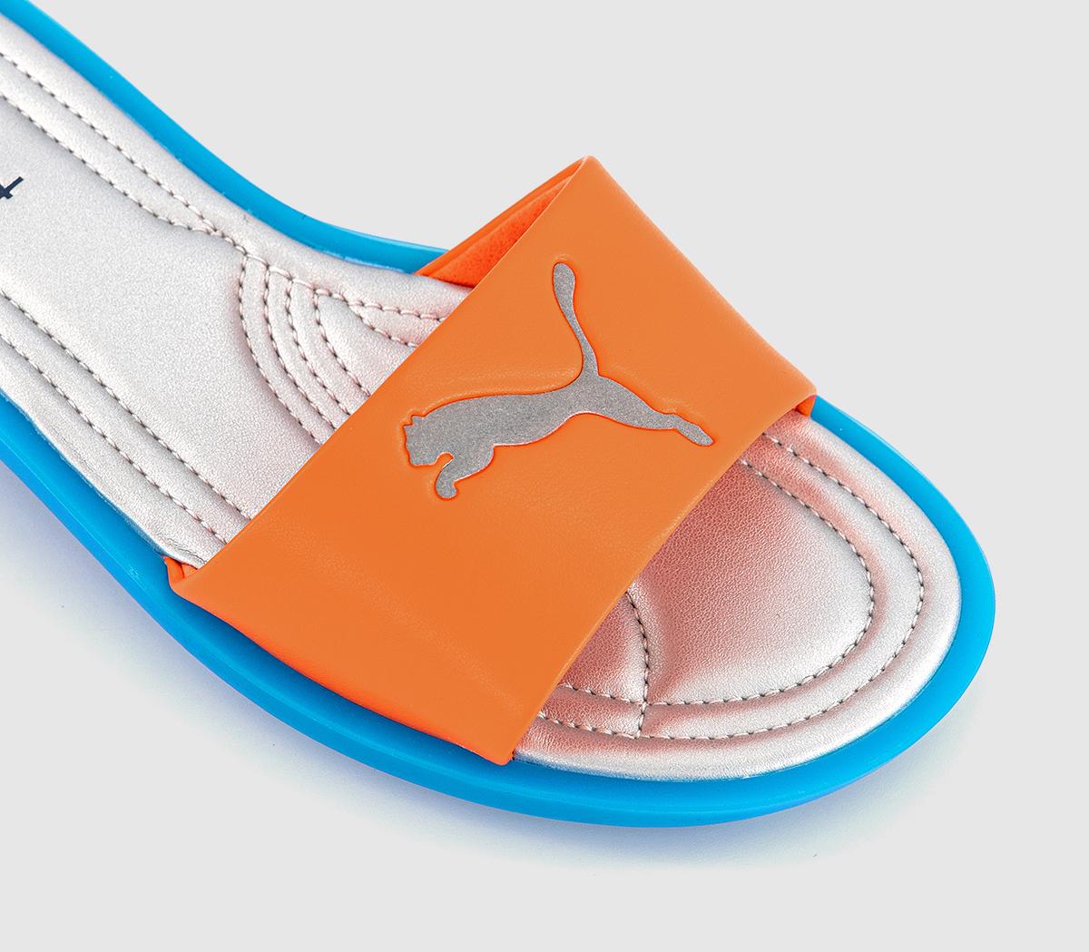 PUMAFenty Cat Cleat SandalsRickie Orange Racing Blue