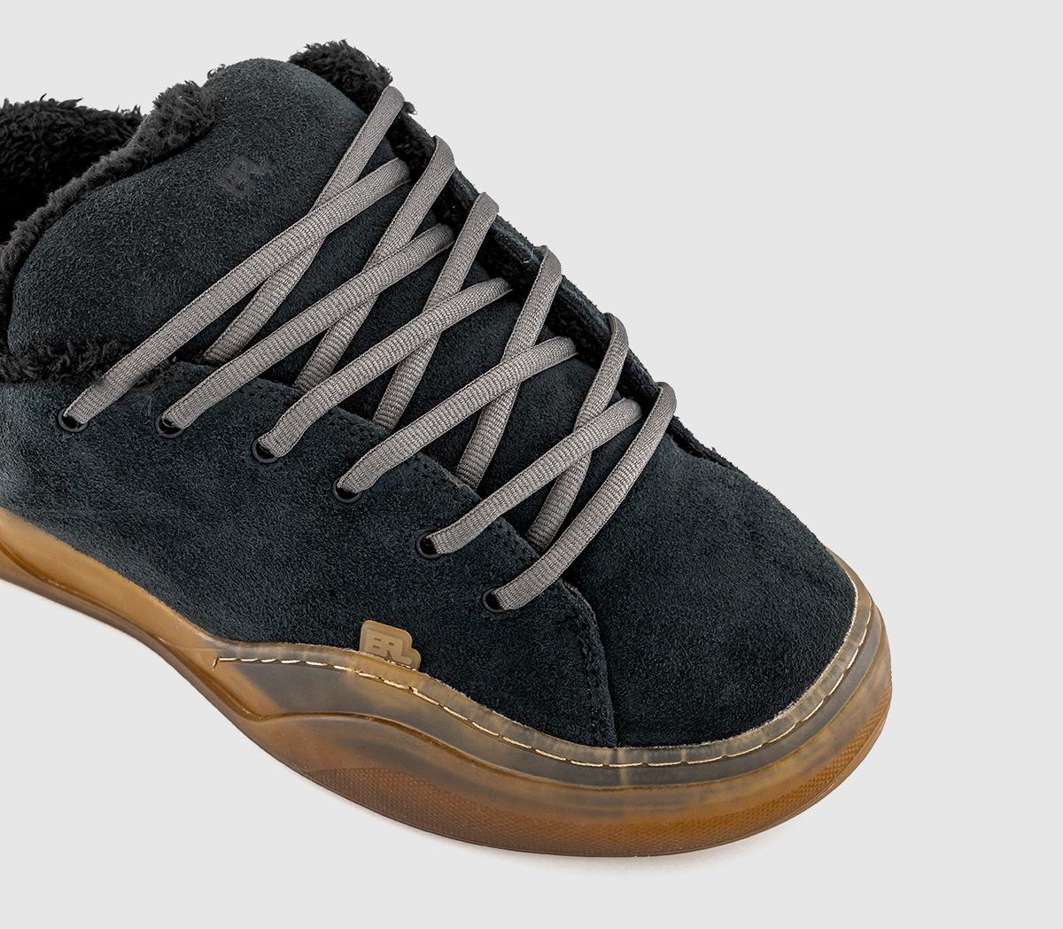 Comme Des GarconsSuede Vamp Skate SneakersBlack