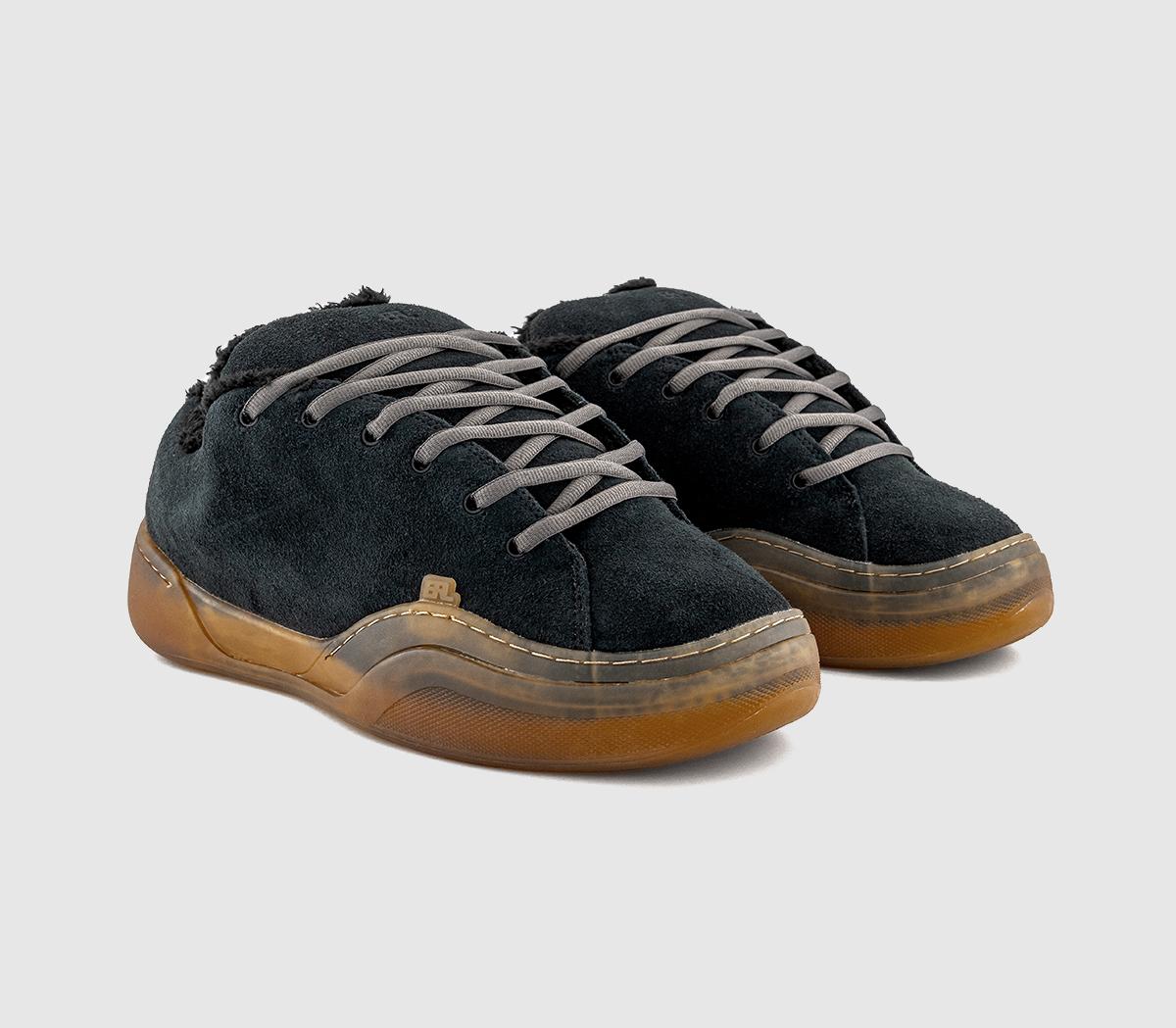 Comme Des GarconsSuede Vamp Skate SneakersBlack